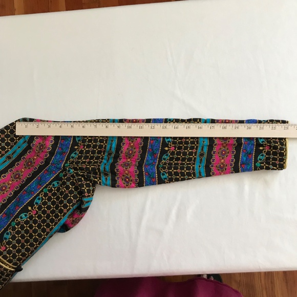 ADRIANNA PAPELL Safe Silk Evening Jacket Blazer Button Front Gold Detail Size 10 - Picture 16 of 16